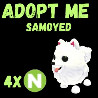 SAMOYED NEON 4X - ADOPT ME 