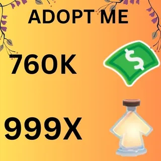 BUCKS AND AGE UP POTION - Adopt Me