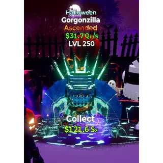 Ascended 31.7 Qi /s🎃HALLOWEEN🎃 Gorgonzilla🦖