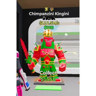 🙊 *RARE* 112M/s Chimpanzini Kingini🍉 🎆WITH 2 TRAITS⚡ 🔥 Steal The Brainrot Fortnite