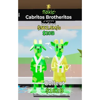 🐐TOXIC☢️ 💸562M/s Cabritos Brotheritos🐐 WITH⚡LIGHTNING⚡TRAIT 🔥 Steal The Brainrot Fortnite