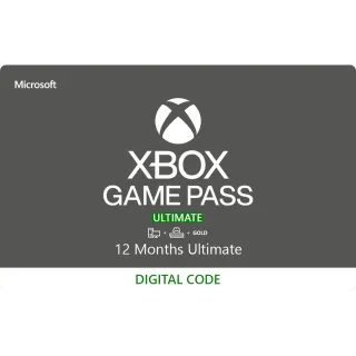 Xbox Game Pass Ultimate 12-month Europe