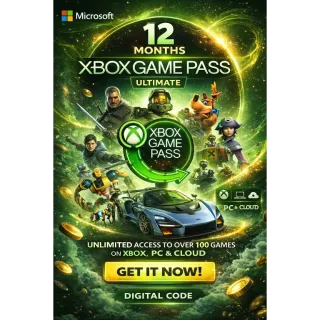 Xbox Game Pass Ultimate 12-month Global