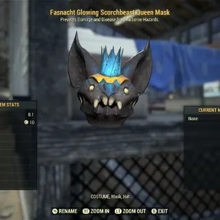 Glowing Scorchbeast Queen Mask