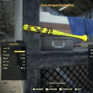 Yellow Baseball Bat Lv45