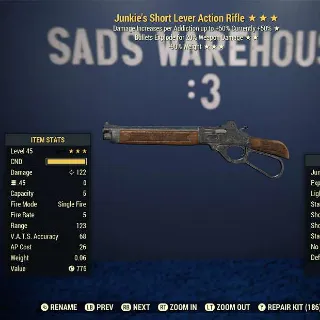 Weapon | JE90 Lever Action Rifle