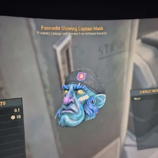 Fasnacht Glowing Captain Mask