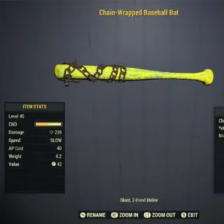 Yellow Baseball Bat