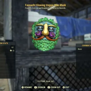 Glowing Veggie Man Mask