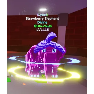 Strawberry elephant Cyber -Go up for brainrots 