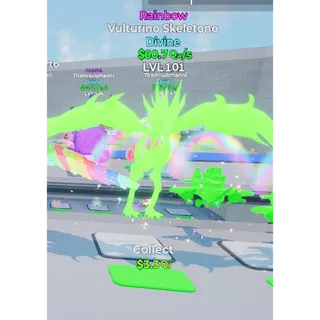 VULTURINO SKETELONO RAINBOW - go up for brainrot