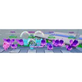 4 Los Arigato Arigatos crystal  -Go up for brainrots 