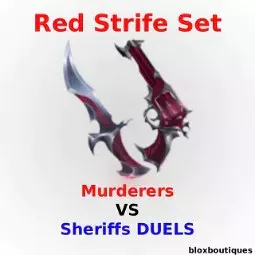 RED STRIFE SET┃Murderers Vs Sheriff Duels┃(Knife+ Gun)