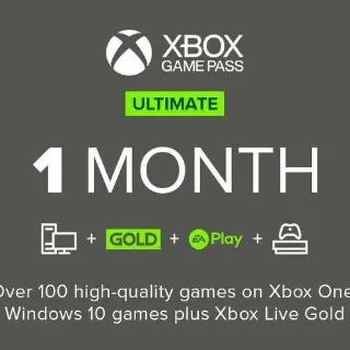 Xbox Gamepass Ultimate 1 Month (USA) for any account