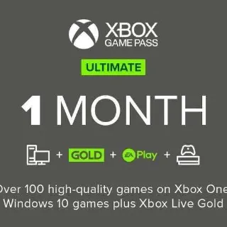 Xbox Gamepass Ultimate 1 Month (USA) for any account