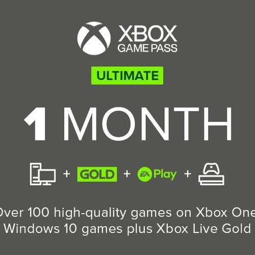 Xbox Gamepass Ultimate 1 Month (US) Xbox Game Pass Gift Cards Gameflip