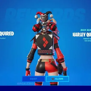 Harley Quinn Revenge Back Bling