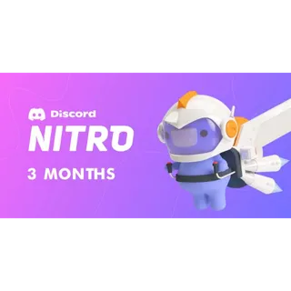 Discord Nitro 3 Months