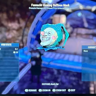 Glowing Buffoon Mask