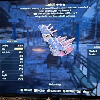 Road Kill Armor unique