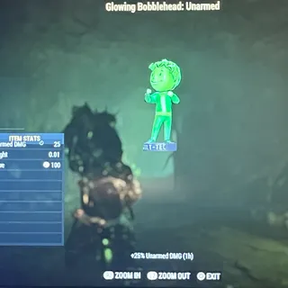 Glow Bobblehead Unarmed