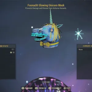 Glowing Unicorn Mask