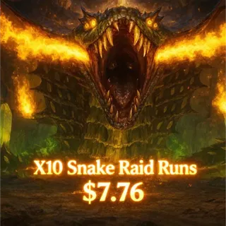 X10 Snake Raid Run 🐍