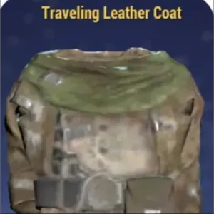 Traveling leather coat