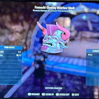 Glowing Minotaur Mask