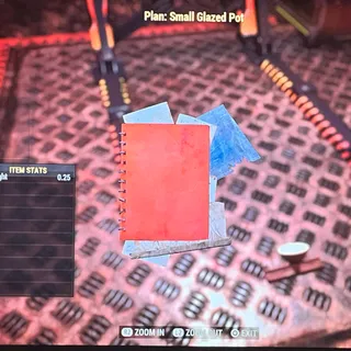 Small Glazed Pot plan