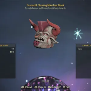 Glowing Minotaur Mask