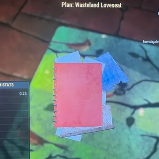Wasteland Loveseat Plan