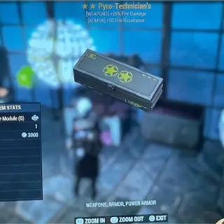 X5 Pyro-technician mods