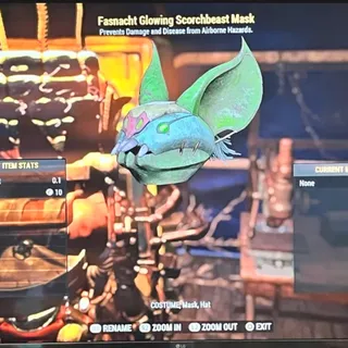 Glowing Scorchbeast Mask