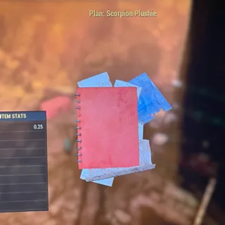 Scorpion Plushie plan