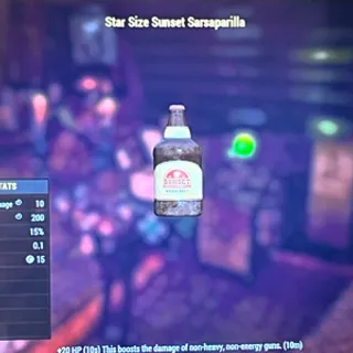 X10 Star Size Sunset