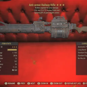 Weapon | AAE25 Railway Rifle