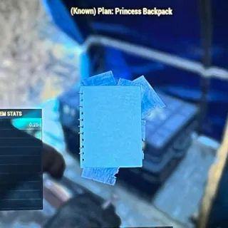 Princess Backpack Plan
