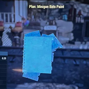 Minigun Bats Paint plan