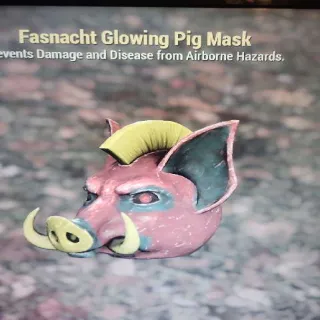 Glowing Pig Mask