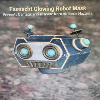 Glowing Robot Mask