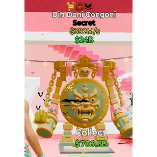 Fortnite Steal the Brainrot Din Doni Gongoni 3 traits 392M/s