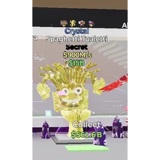 Fortnite Steal the Brainrot Crystal Spaghetti Tualetti 900M/s 4trait super cheap fast delivery