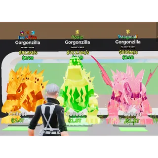 Fortnite Steal the Brainrot 3x  Gorgonzilla Bundle 