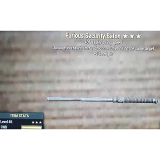 Weapon | F40FSS1S Baton Security 