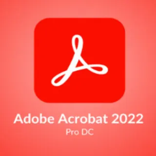 Adobe Acrobat Pro 2022 1 Year -  Subscription Key (Global)