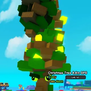 14kg Gold-Neon Christmas Tree 8.8M DPS