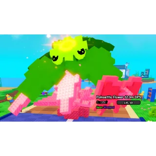 10kg Neon-Wrapped Poinsettia Flower 12.3M DPS