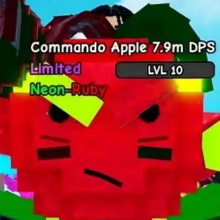 7.9M DPS Neon Ruby Commando Apple
