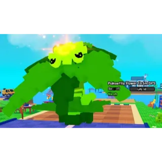 Neon Poinsettia Flower 13.5M DPS